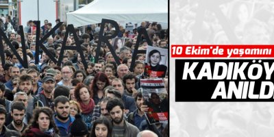 10 Ekim'de yaşamını yitirenler, Kadıköy'de anıldı