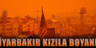 Diyarbakır kızıla boyandı