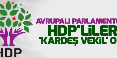 Avrupalı parlamenterler HDP'lilere 'kardeş vekil' oldu