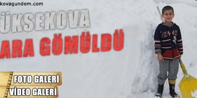 Yüksekova'da Kar Esareti