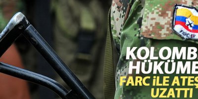 Kolombiya hükümeti, FARC ile ateşkesi uzattı