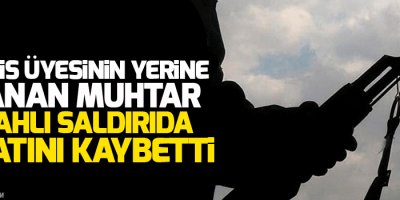 Kayyum, silahlı saldırıda hayatını kaybetti