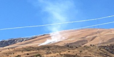 Berçelan Yaylasında Anız Yangını