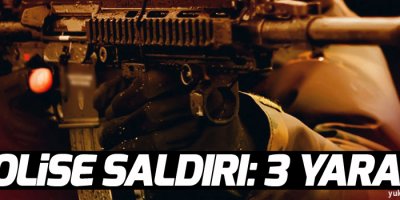 Polise silahlı saldırı: 3 yaralı