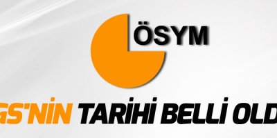 YGS'nin tarihi belli oldu