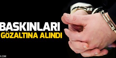 Ev baskınlarında 4 kişi gözaltına alındı