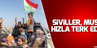 Siviller, Musul'u hızla terk ediyor
