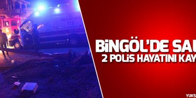 Bingöl'de eş zamanlı saldırılar: 2 polis hayatını kaybetti