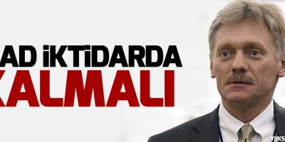 Rusya: Esad iktidarda kalmalı