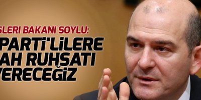 Soylu: AK Parti'lilere silah ruhsatı vereceğiz