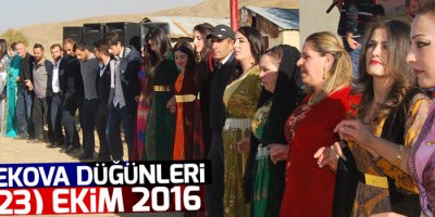 Yüksekova Düğünleri (22-23) Ekim 2016