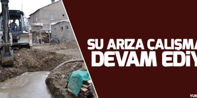 Su Arıza Çalışmaları Devam Ediyor