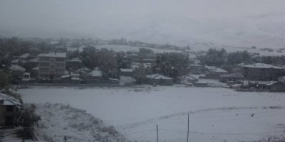 Van Çaldıran beyaza büründü!