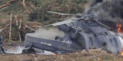 Irak'ta askeri helikopter düştü