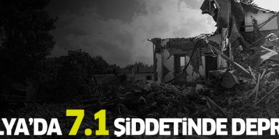 İtalya'da 7.1 büyüklüğünde deprem!