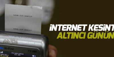 İnternet kesintileri altıncı gününde