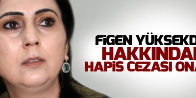 Figen Yüksekdağ hakkındaki hapis cezası onandı