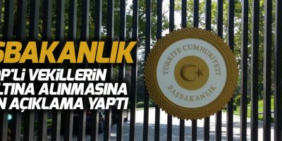 Başbakanlık'tan açıklama
