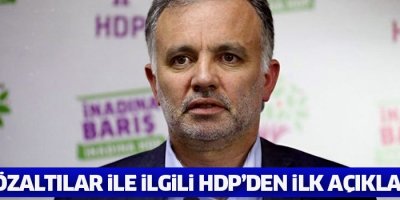 HDP'den ilk açıklama