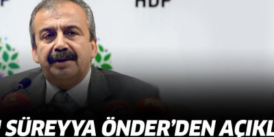 HDP'li Önder'den  açıklama
