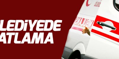 Belediyede patlama, 1 yaralı