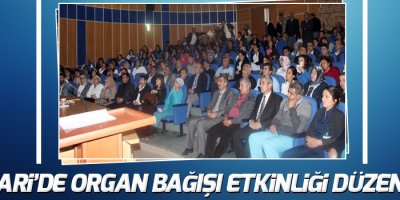 Hakkari’de organ bağışı etkinliği düzenlendi