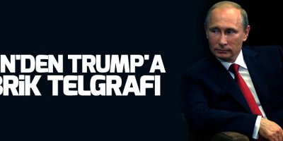 Putin'den Trump'a tebrik telgrafı