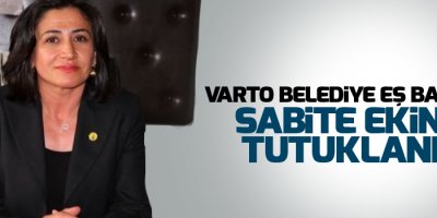 Varto Belediye Eş Başkanı Sabite Ekinci tutuklandı