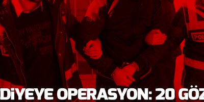 Belediyeye operasyon, 20 gözaltı