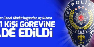 Emniyet Genel Müdürlüğünden açıklama