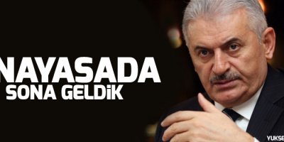 Binali Yıldırım: Anayasada sona geldik