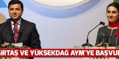 Demirtaş ve Yüksekdağ AYM'ye başvurdu