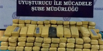 Van’da 72 kilo eroin ele geçirildi