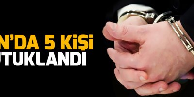 Van'da 5 kişi tutuklandı