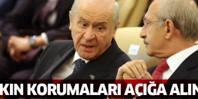 Kılıçdaroğlu ve Bahçeli'nin korumaları açığa alındı