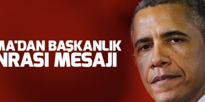 Obama'dan başkanlık sonrası mesajı
