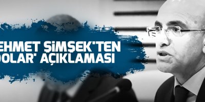 Mehmet Şimşek'ten 'dolar' açıklaması