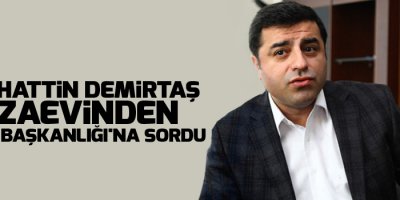 Demirtaş cezaevinden Meclis Başkanlığı'na sordu