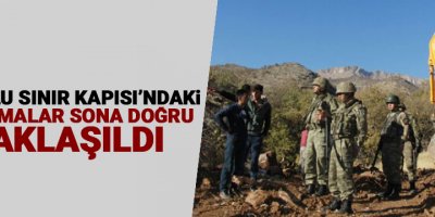 Umurlu Sınır Kapısı’ndaki çalışmalar sona doğru yaklaşıldı