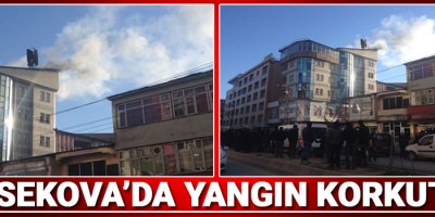 Yüksekova'da yangın korkuttu!