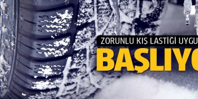 Kış lastiği uygulaması başlıyor