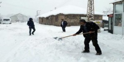 Bingöl'de Eğitime Kar Engeli!