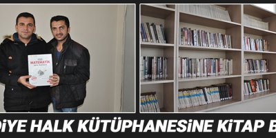 Belediye Halk Kütüphanesine 90 Adet Yeni Kitap Bağışlandı