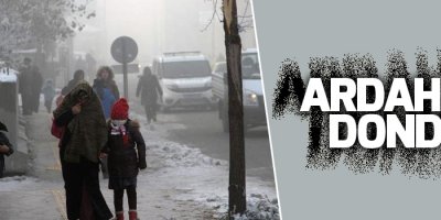 Ardahan dondu, Göle eksi 32 derece