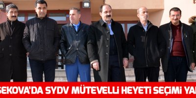 Yüksekova'da SYDV Mütevelli Heyeti Seçimi Yapıldı