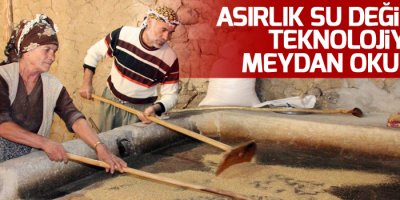 Asırlık su değirmeni teknolojiye meydan okuyor