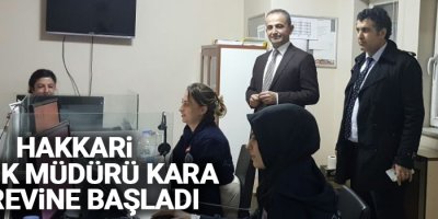 Hakkari Sağlık Müdürü Kara görevine başladı