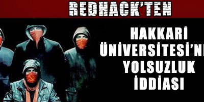 RedHackten HÜ'de yolsuzluk iddiası