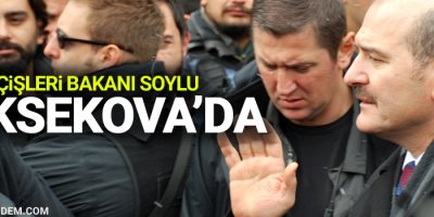 İçişleri Bakanı Soylu Yüksekova'da
