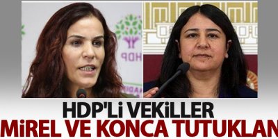 HDP'li vekiller Demirel ve Konca tutuklandı